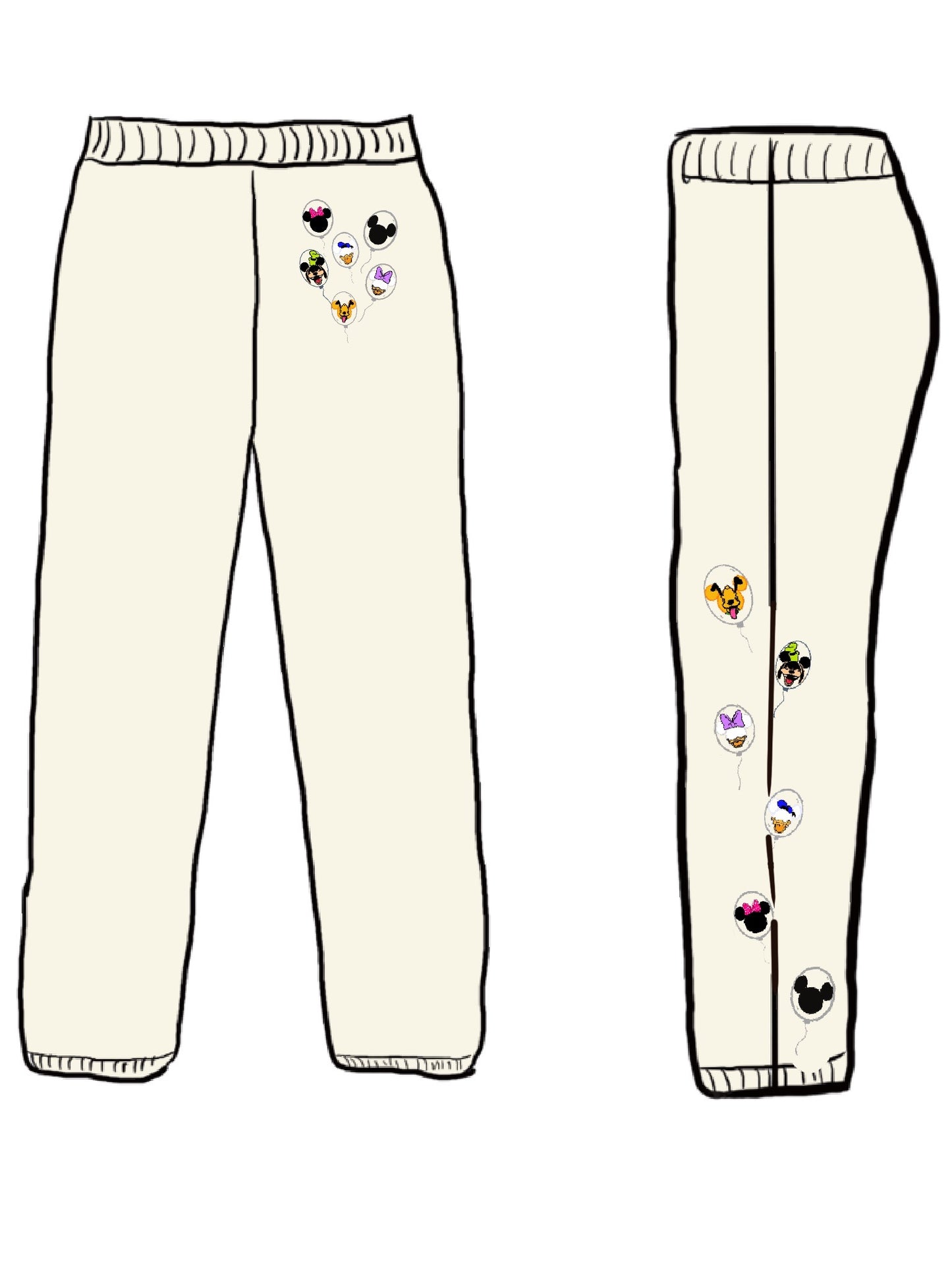 Mickey and Friends Sweatpants