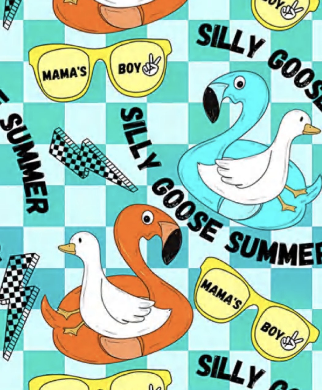 Blue Silly Goose Summer