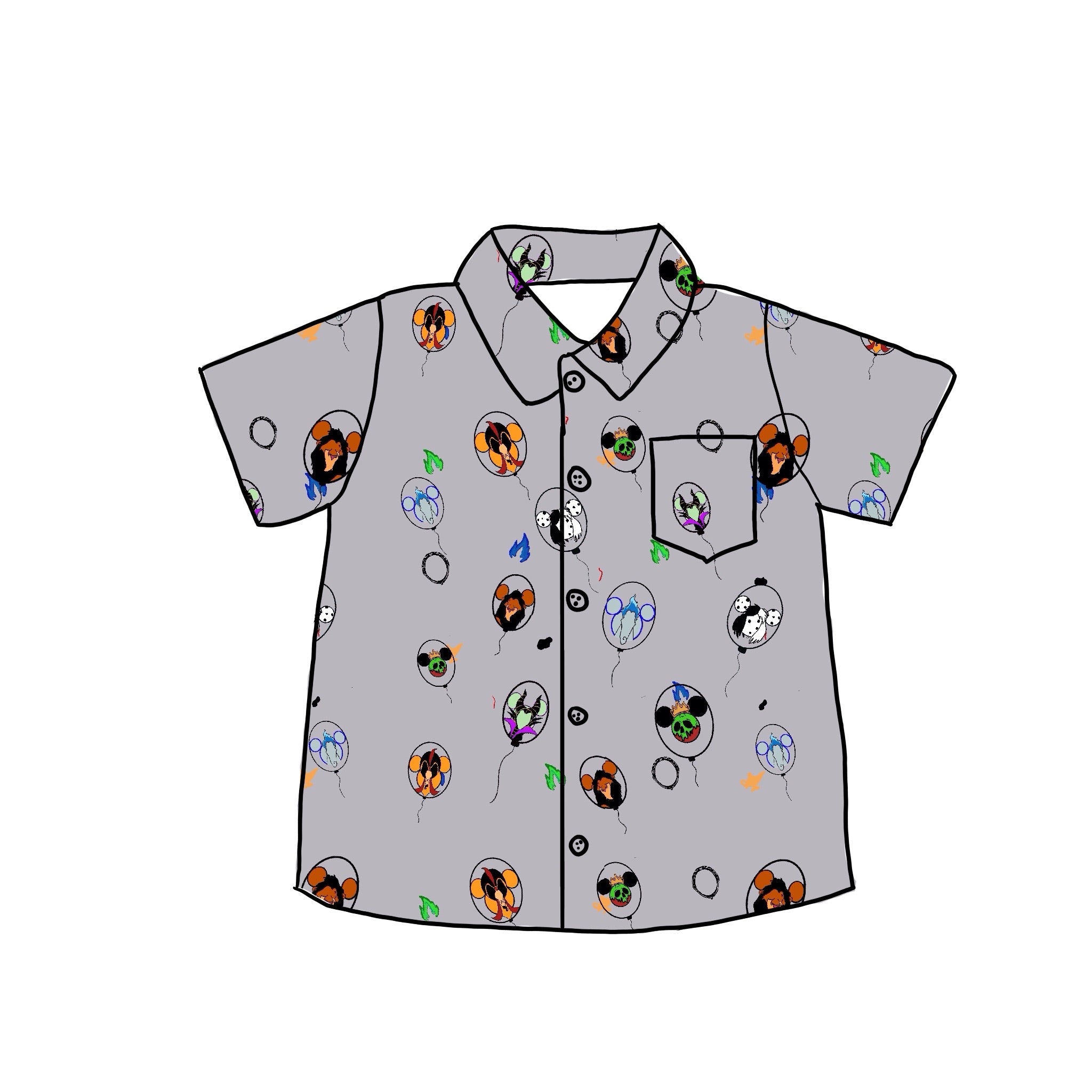 Villainous Button Down
