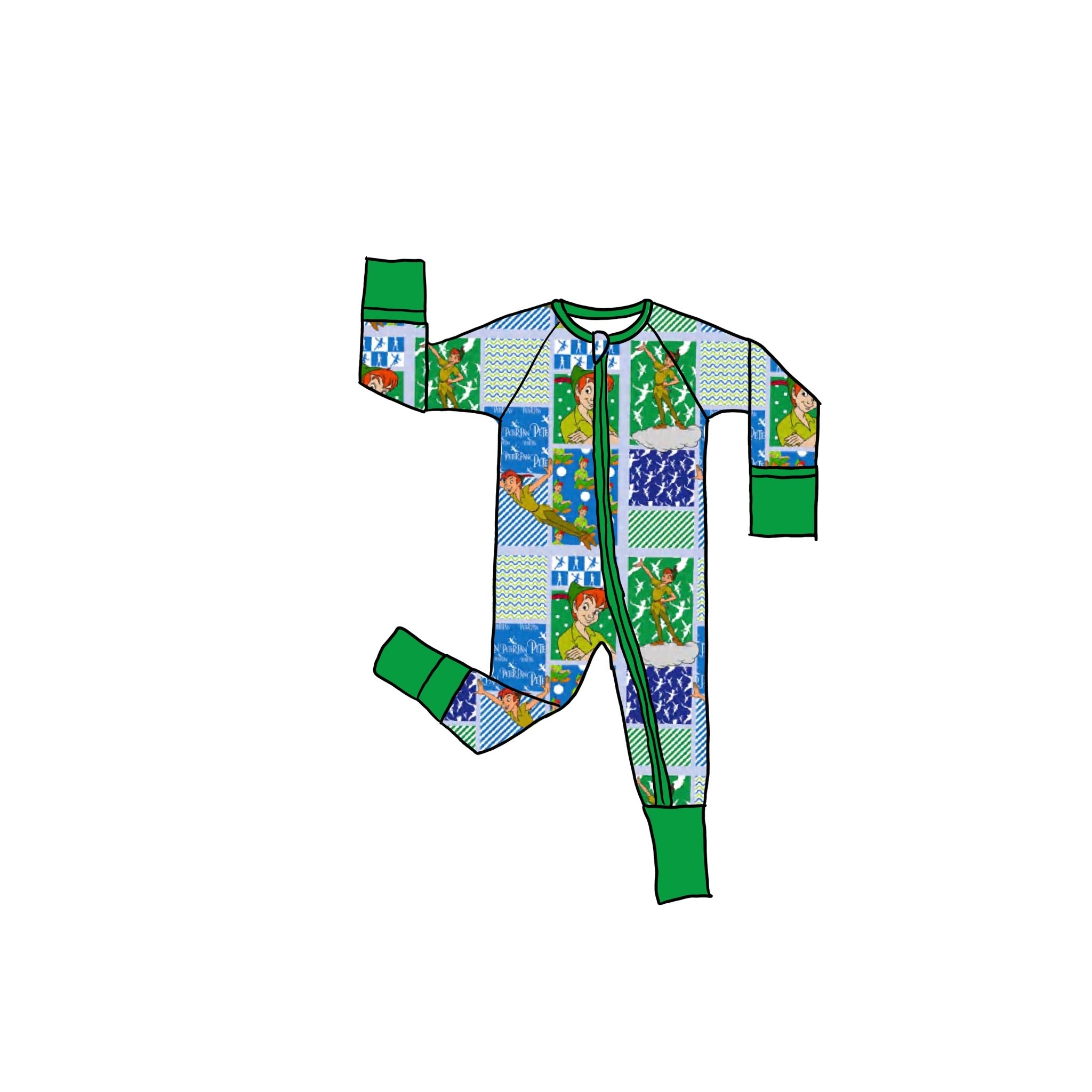 OH Peter Bamboo Zippie Romper