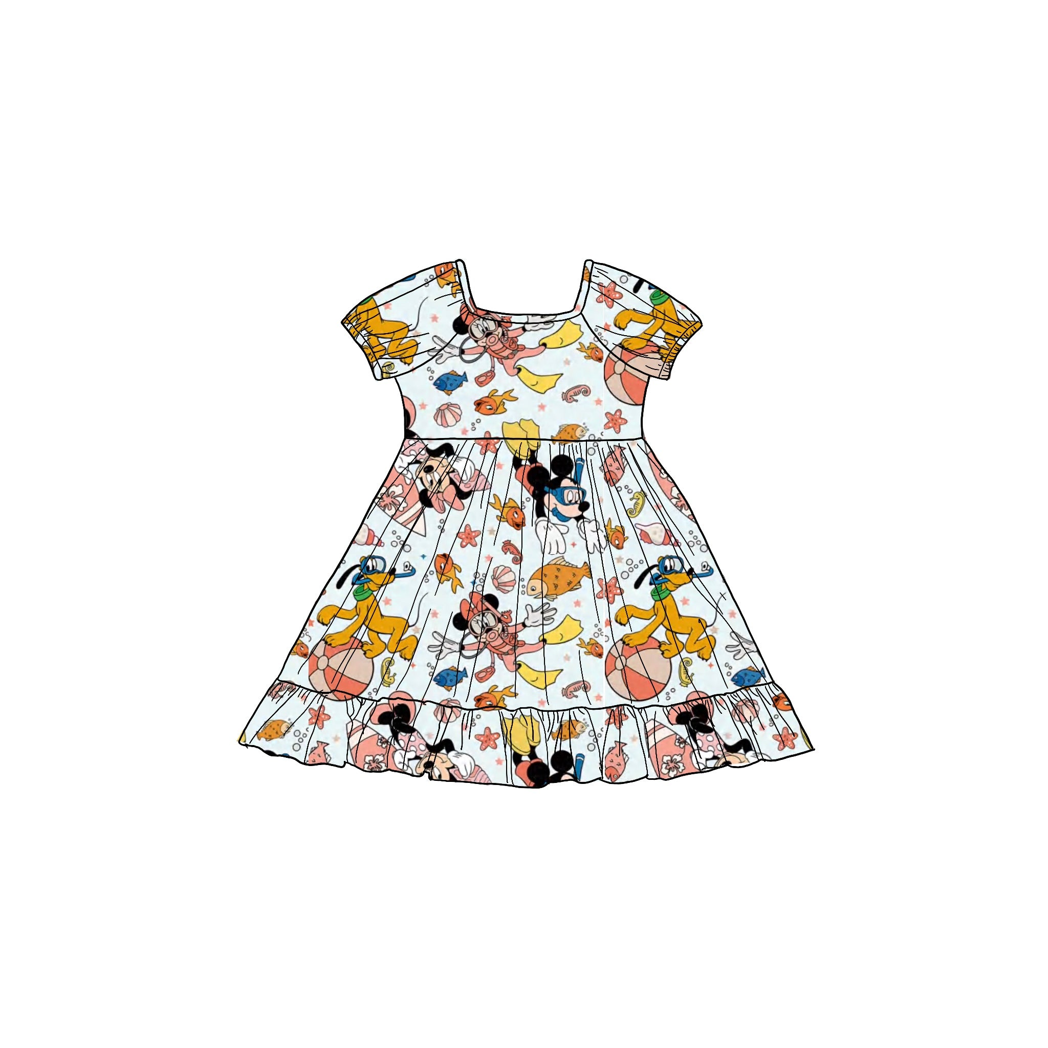 Take A Dive Bamboo Dress