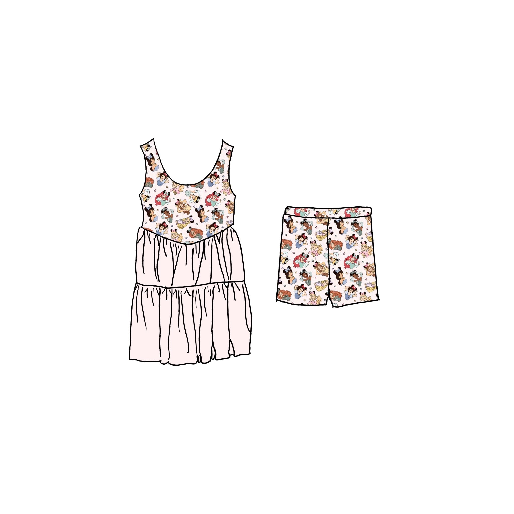 Minnie’s Princesses Athletic Twirl Dress