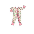 Cindy Lou Juice Bamboo Ruffle Zippie Romper