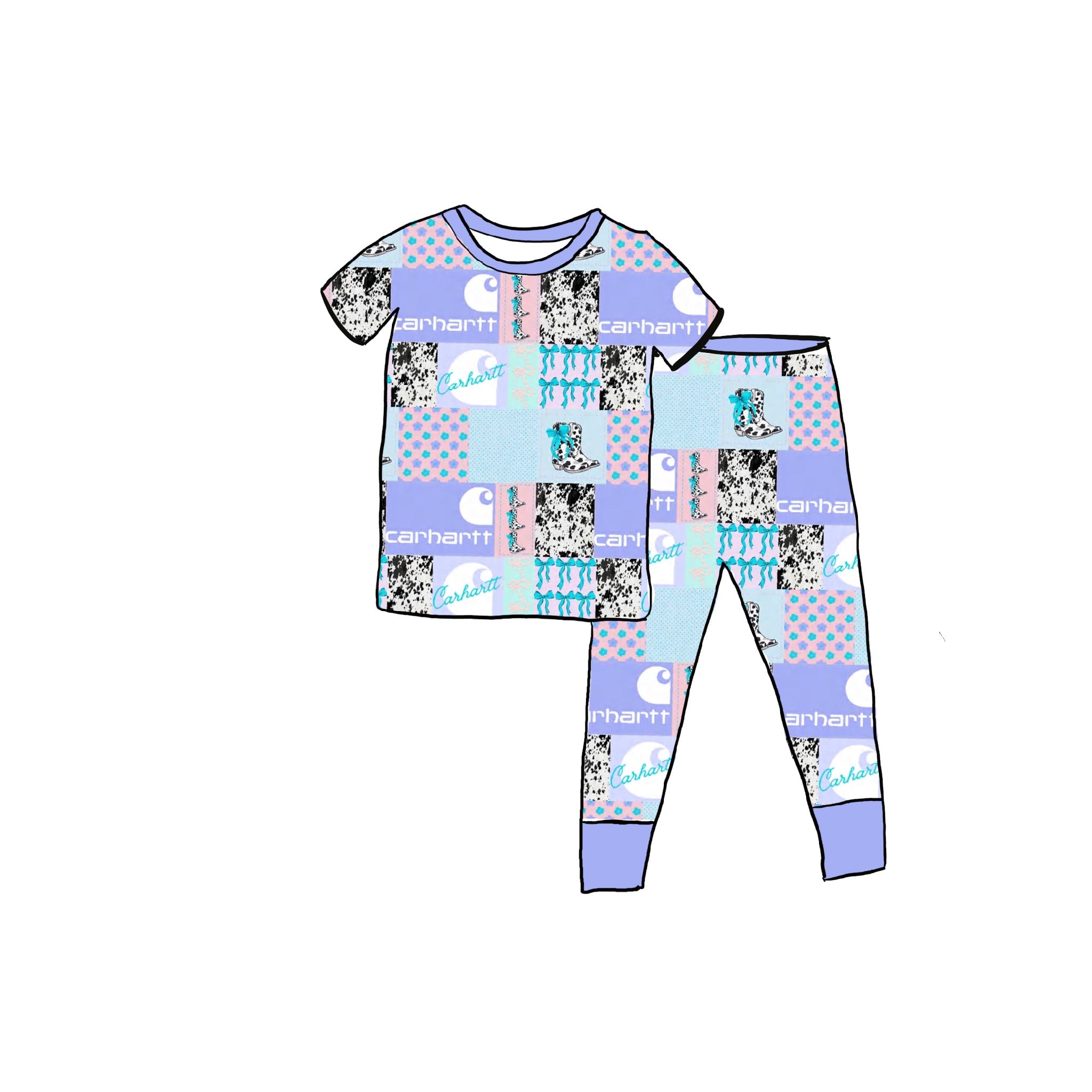 Pastel Cowgirl 2-piece set