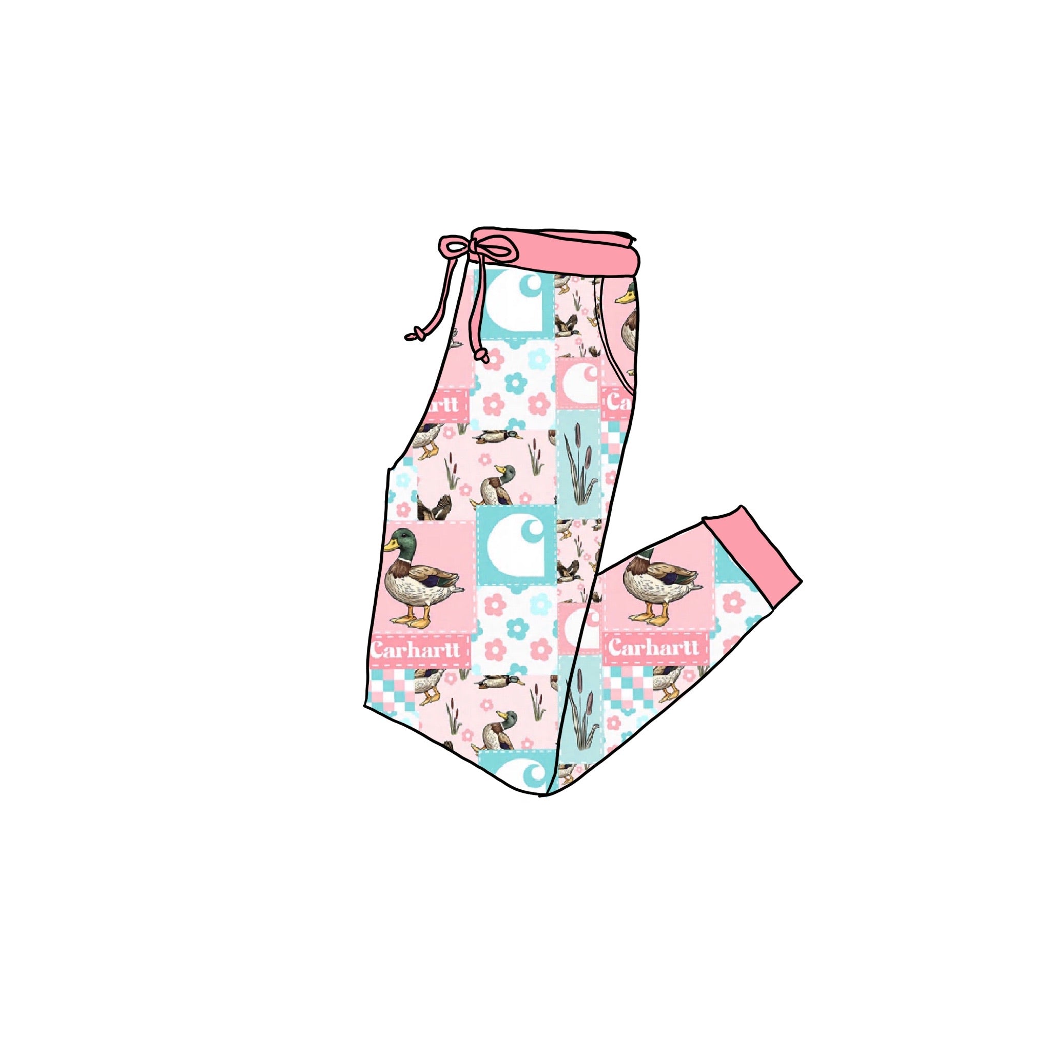 What’s Quackin’ Adult bamboo joggers