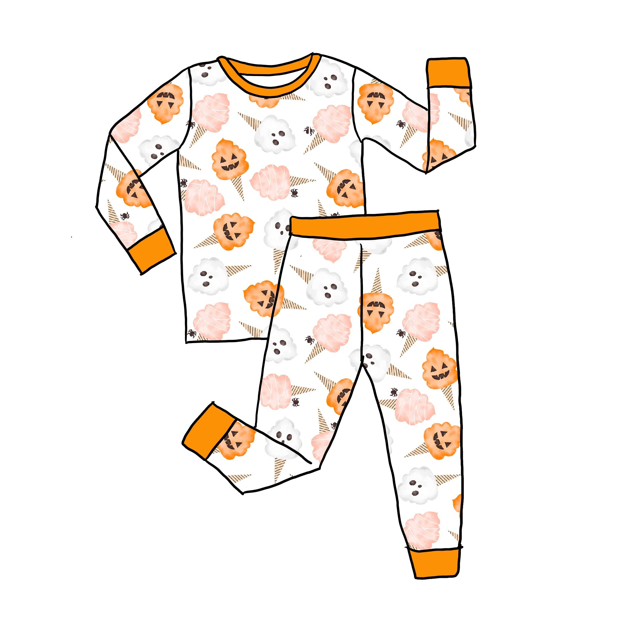Cotton Scary 2 piece set