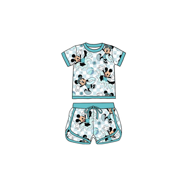 Mickey Summer Bamboo Drawstring Short Set