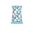 Winter Mickey Flutter Sleeve Nightgown