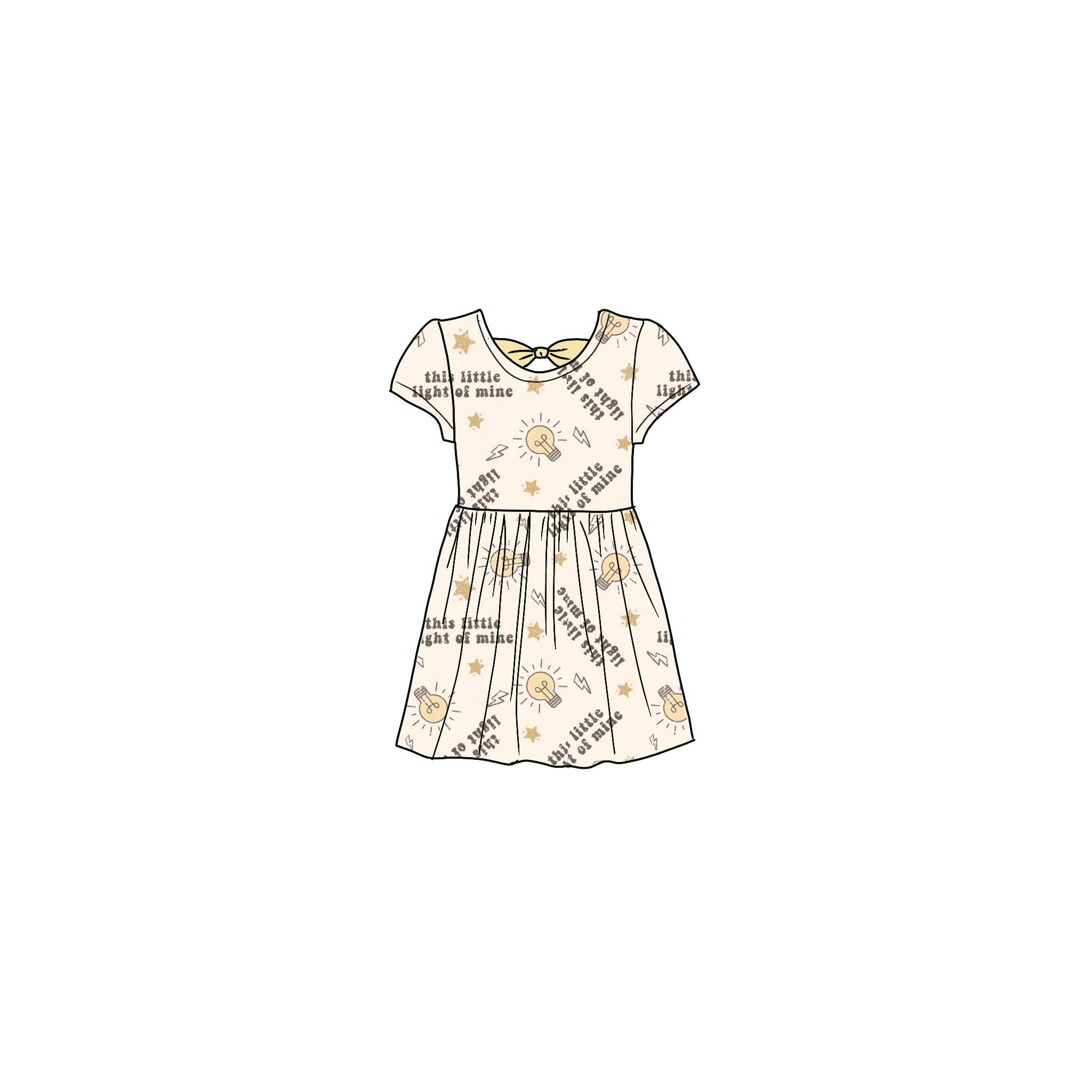 Little Light Bamboo Dress with Bow