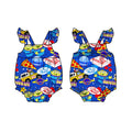 Pizza Planet Bamboo Ruffle bubble romper