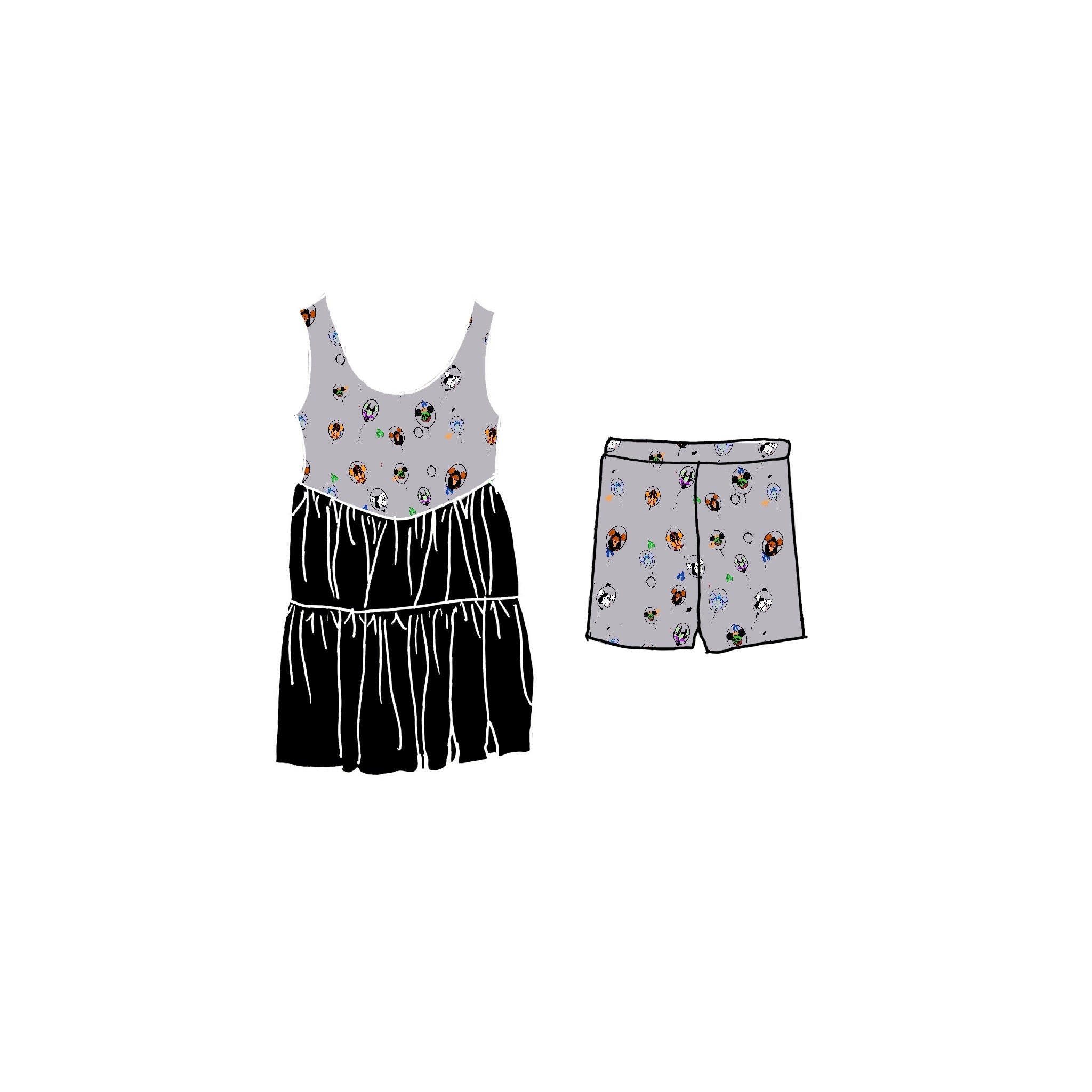 Villainous Athletic Twirl Dress
