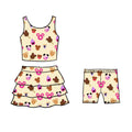 Snackin Athletic Skirt Set