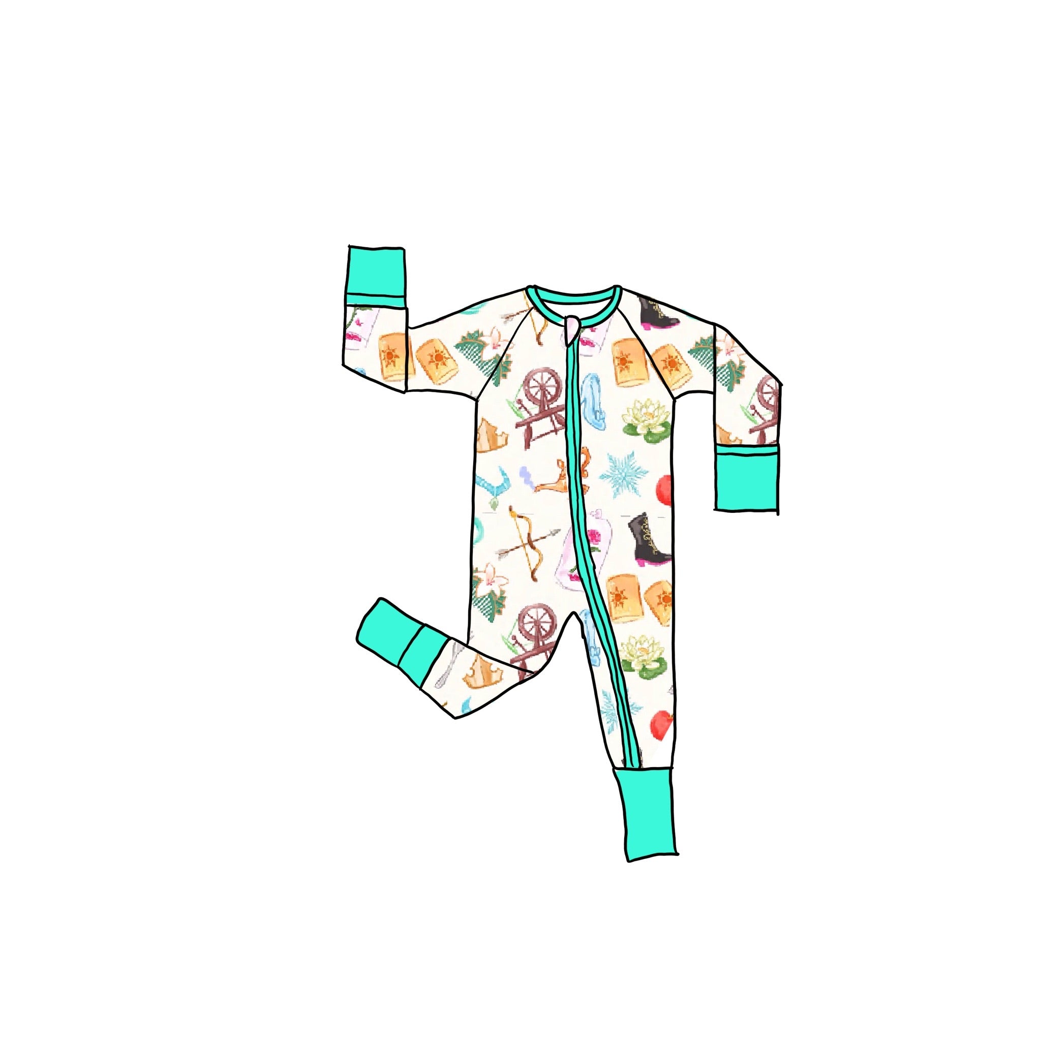 Gadgets & Gizmos Bamboo Zippie Romper