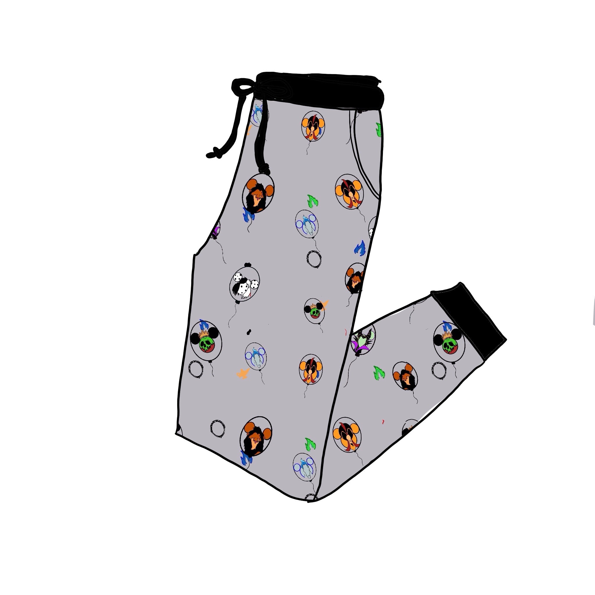Villainous Adult bamboo joggers