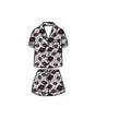 Sinner’s Read Women’s Button Down and Short set