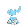Winter Mickey Long Sleeve Athletic Skirt Set