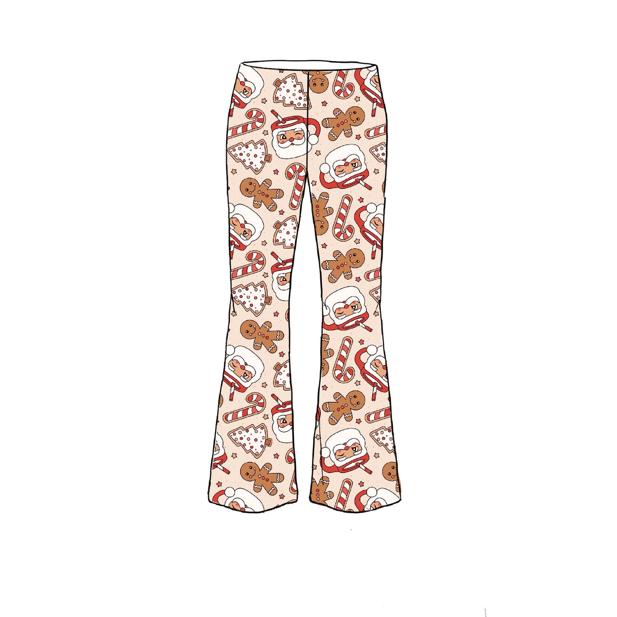 Gingersnap Adult bamboo Flare Pants and Shirt Set
