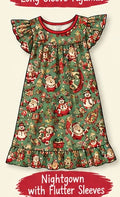 The North Pole Flutter Sleeve Nightgown