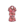 Smutty Girls Women’s Button Down and Short set