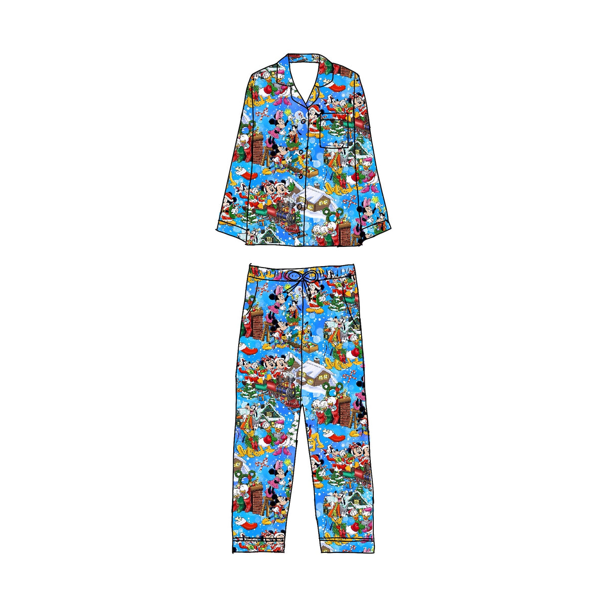 Mouska-days 2-piece button down set
