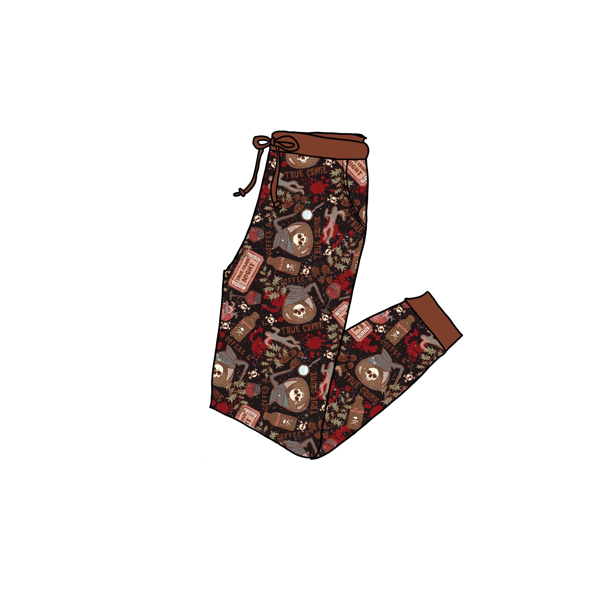 Espresso & Evidence Adult bamboo joggers