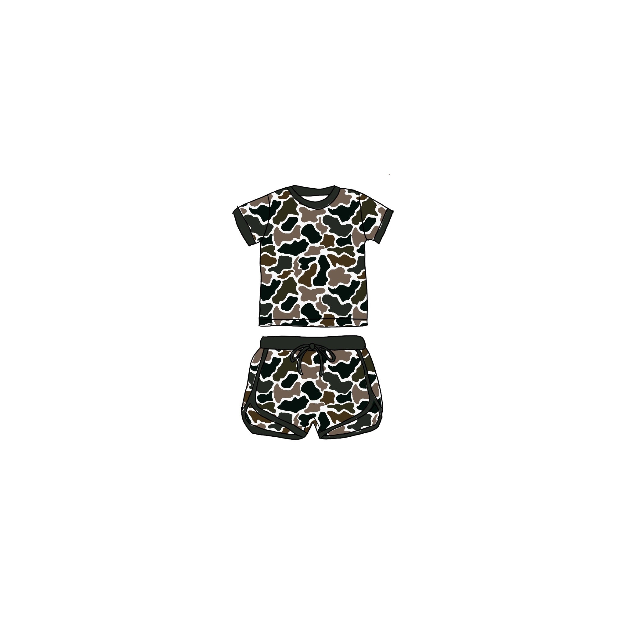 Incognito Bamboo Drawstring Short Set