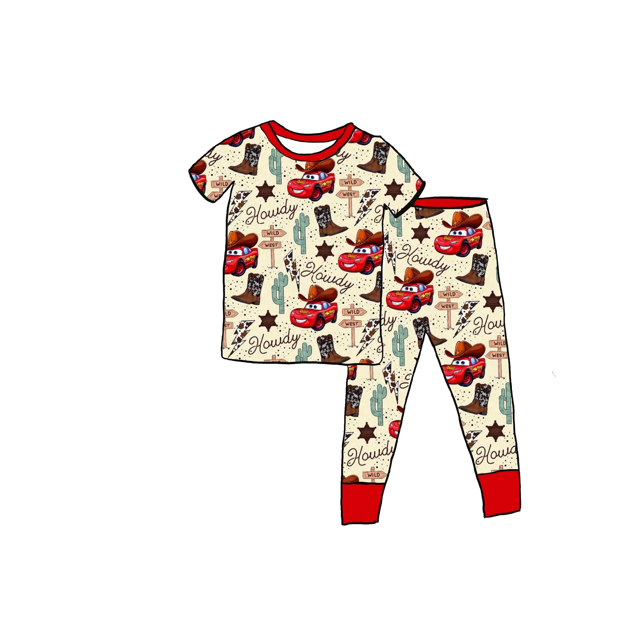 Sheriff McQueen 2-piece set