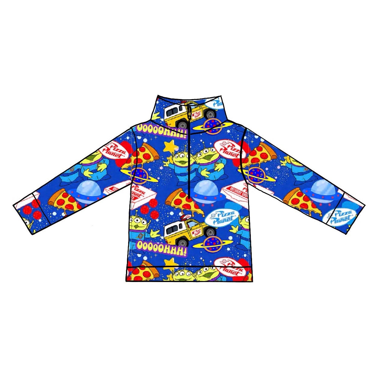 Pizza Planet Athletic Quarter Zip