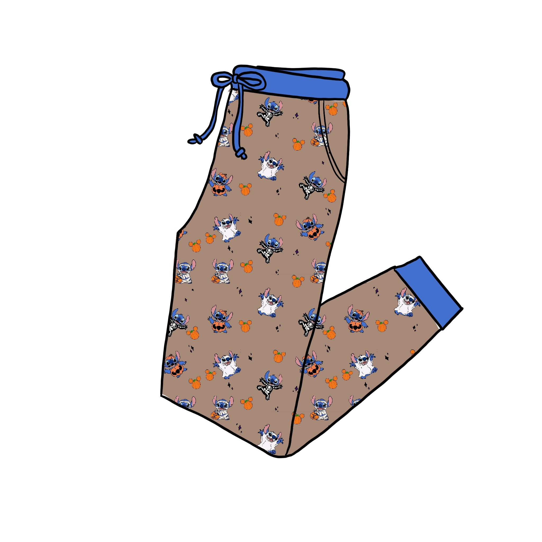 Alien Tricks Adult bamboo joggers