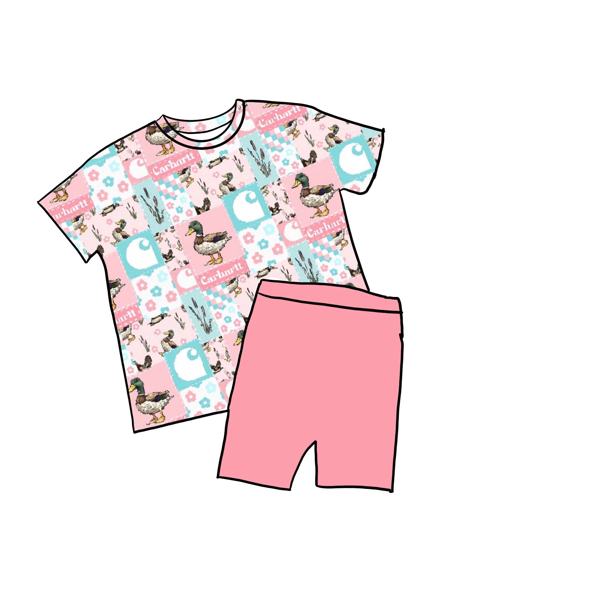 What’s Quackin’ Oversized Bamboo Biker Set