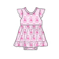 Pretty in Pink Bamboo Viscose Baby Skirted Bodysuit