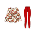 Royal Holidays Peplum with leggings