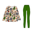 VHS Noel Peplum with leggings