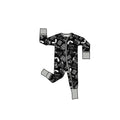 Bat Boys Bamboo Zippie Romper
