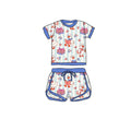 Reading Goose Bamboo Drawstring Short Set