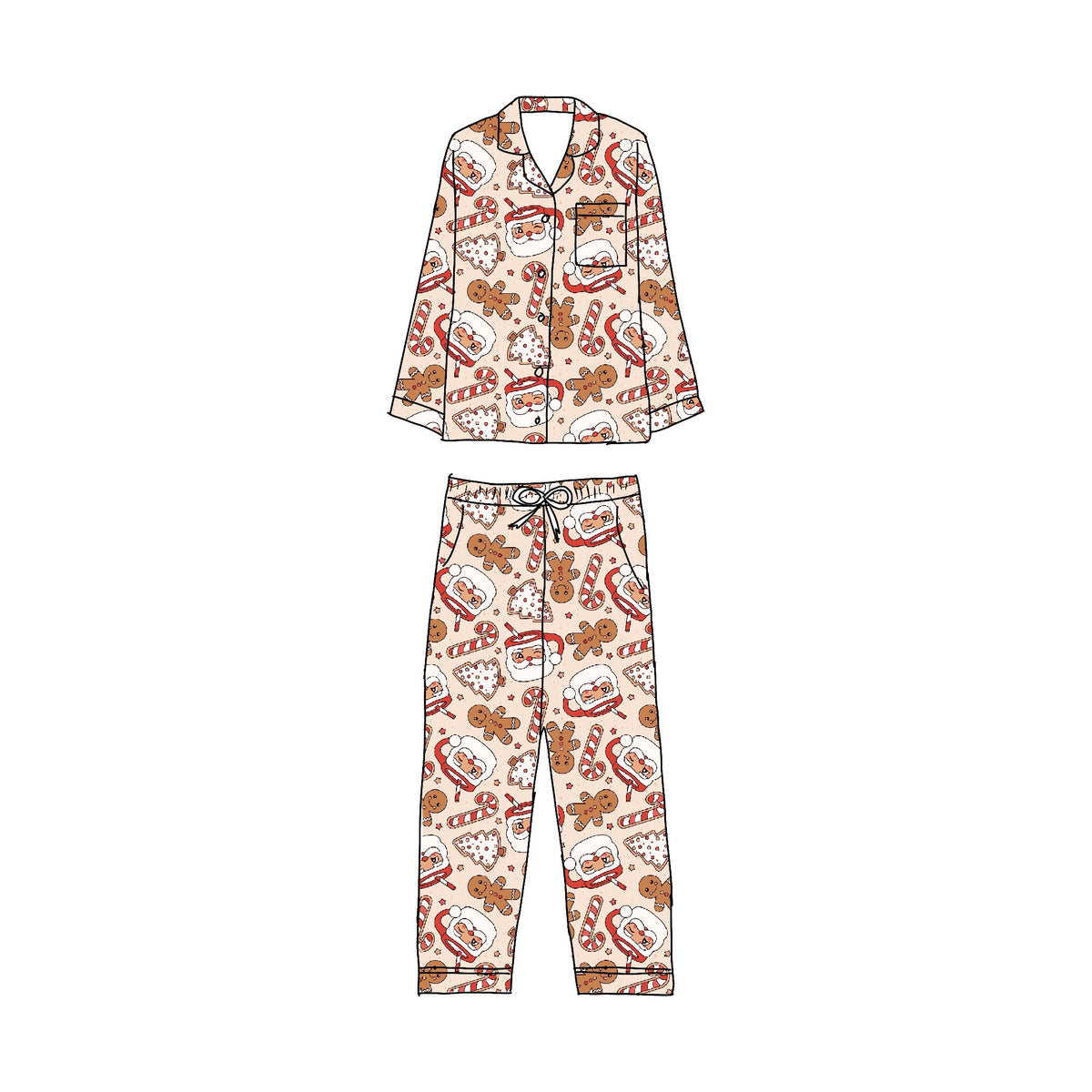 Gingersnap 2-piece button down set