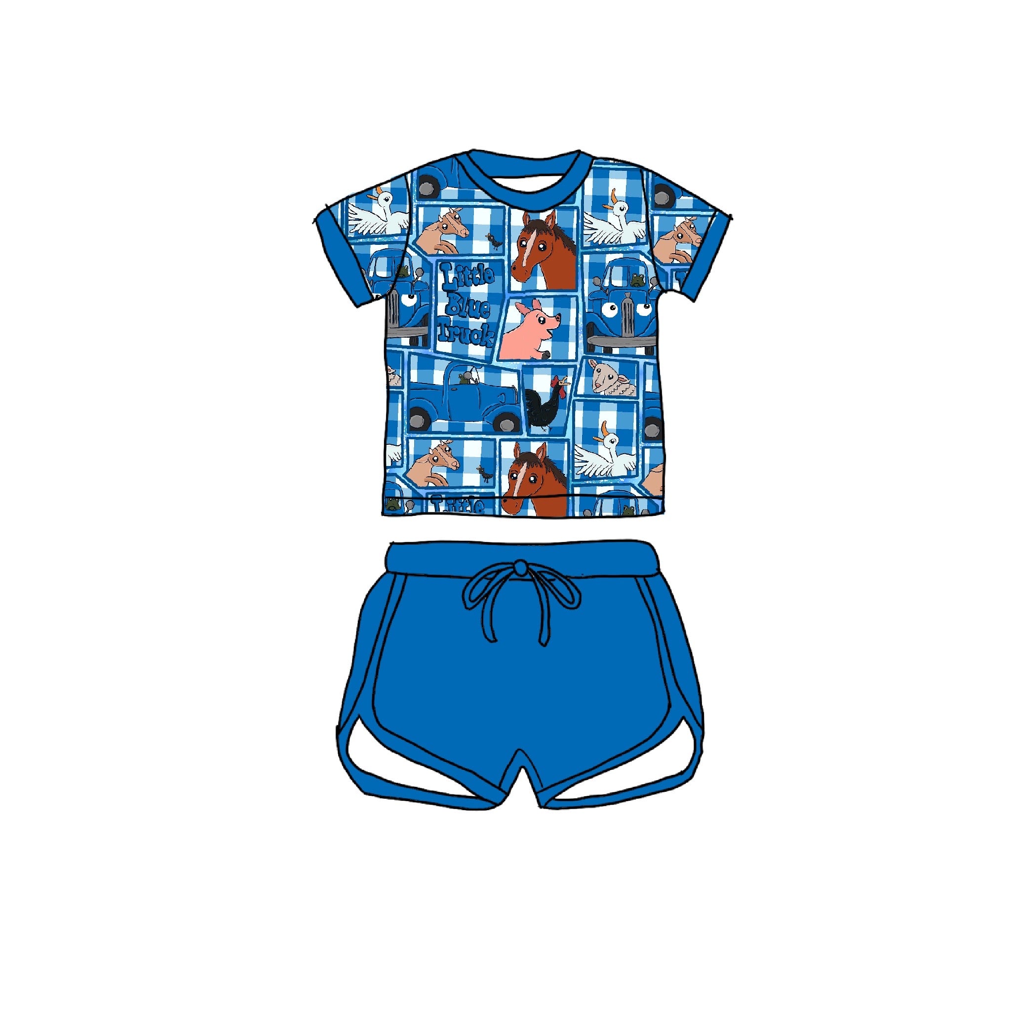 Honk! Honk! Bamboo Drawstring Short Set