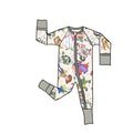 Watercolor Toys Bamboo Zippie Romper