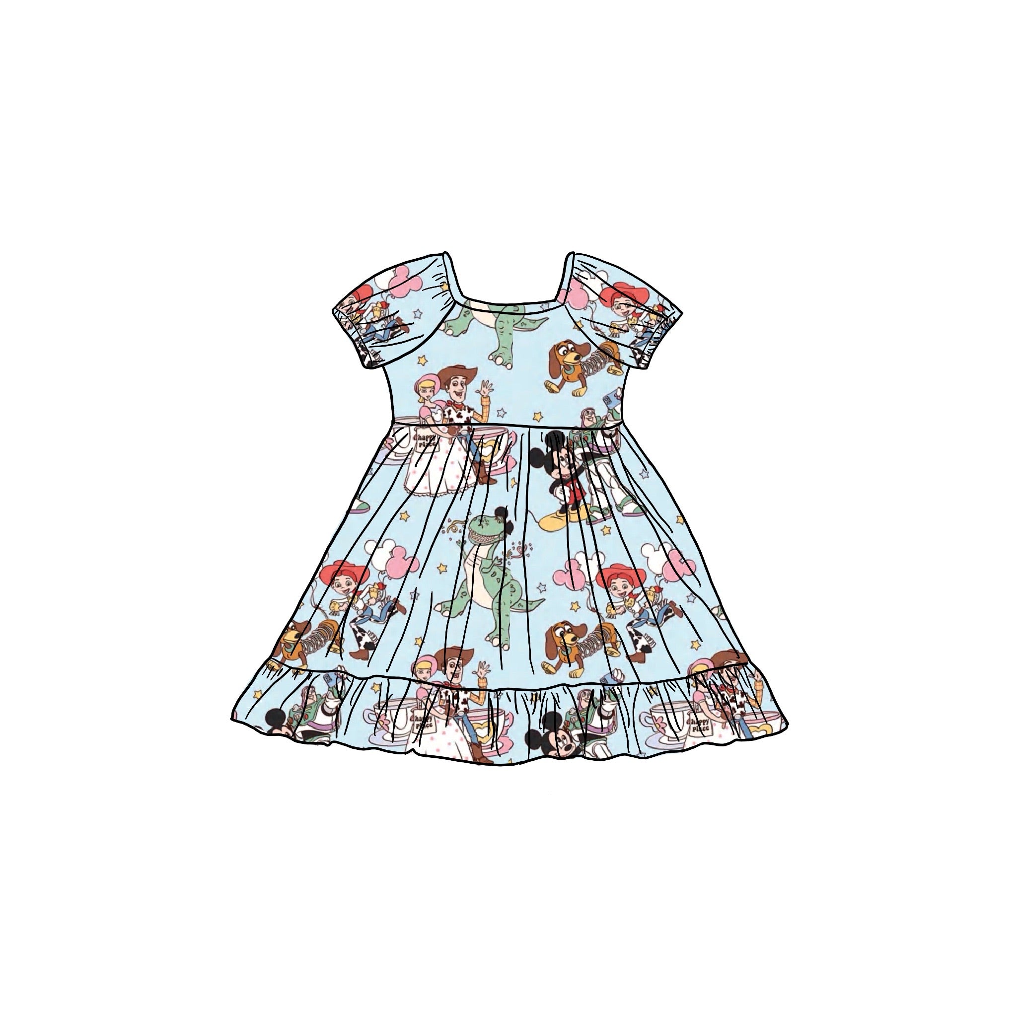 Magical Friends Bamboo Dress