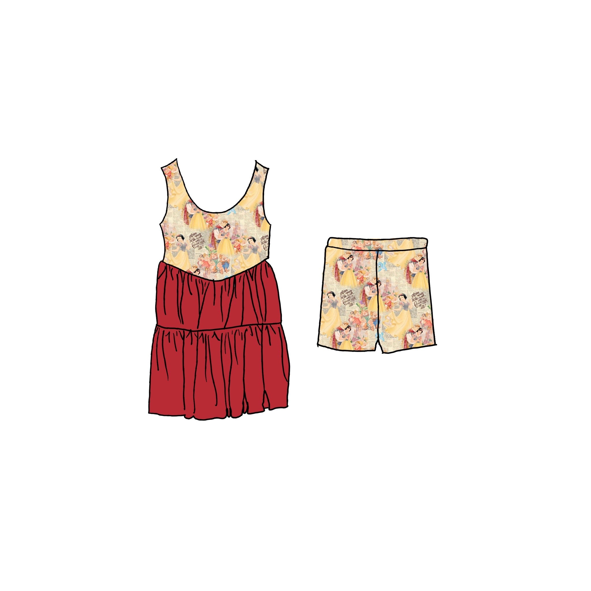 Fairest of Them All Athletic Twirl Dress