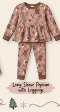 Reindeer Games Peplum with leggings