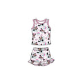 Minnie Summer Bamboo Tank and Ruffle Short Set