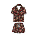 Espresso & Evidence Women’s Button Down and Short set