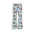 CB Christmas Tree Adult bamboo Flare Pants and Shirt Set