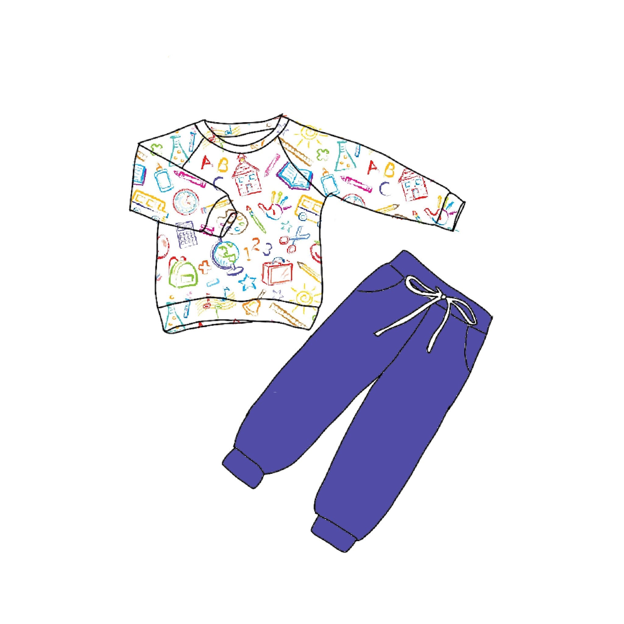 Library Chic 2 Piece Comfy Set