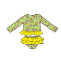 Scream Can Girls Rash Guard and Ruffle bottoms