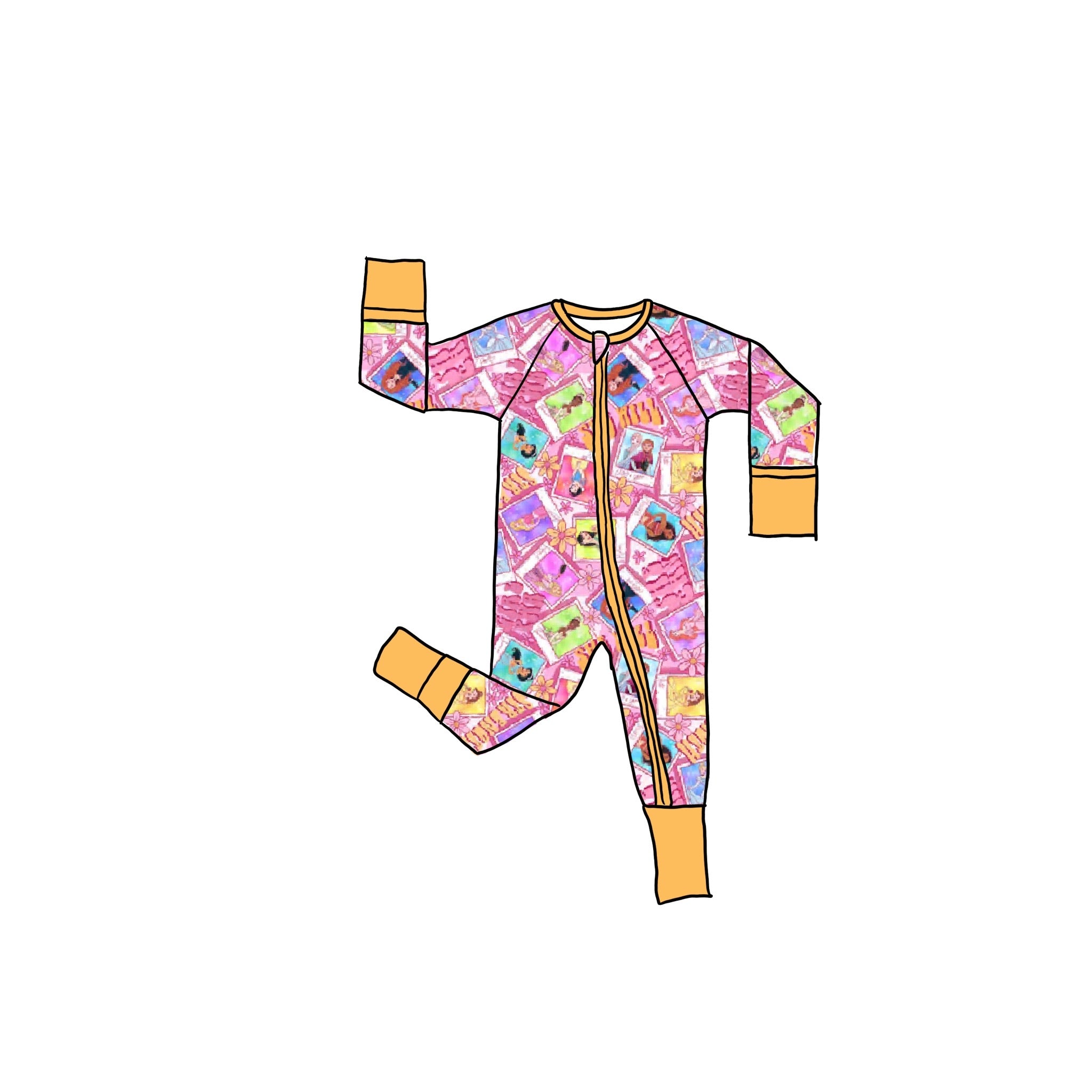Polaroid Power Bamboo Zippie Romper