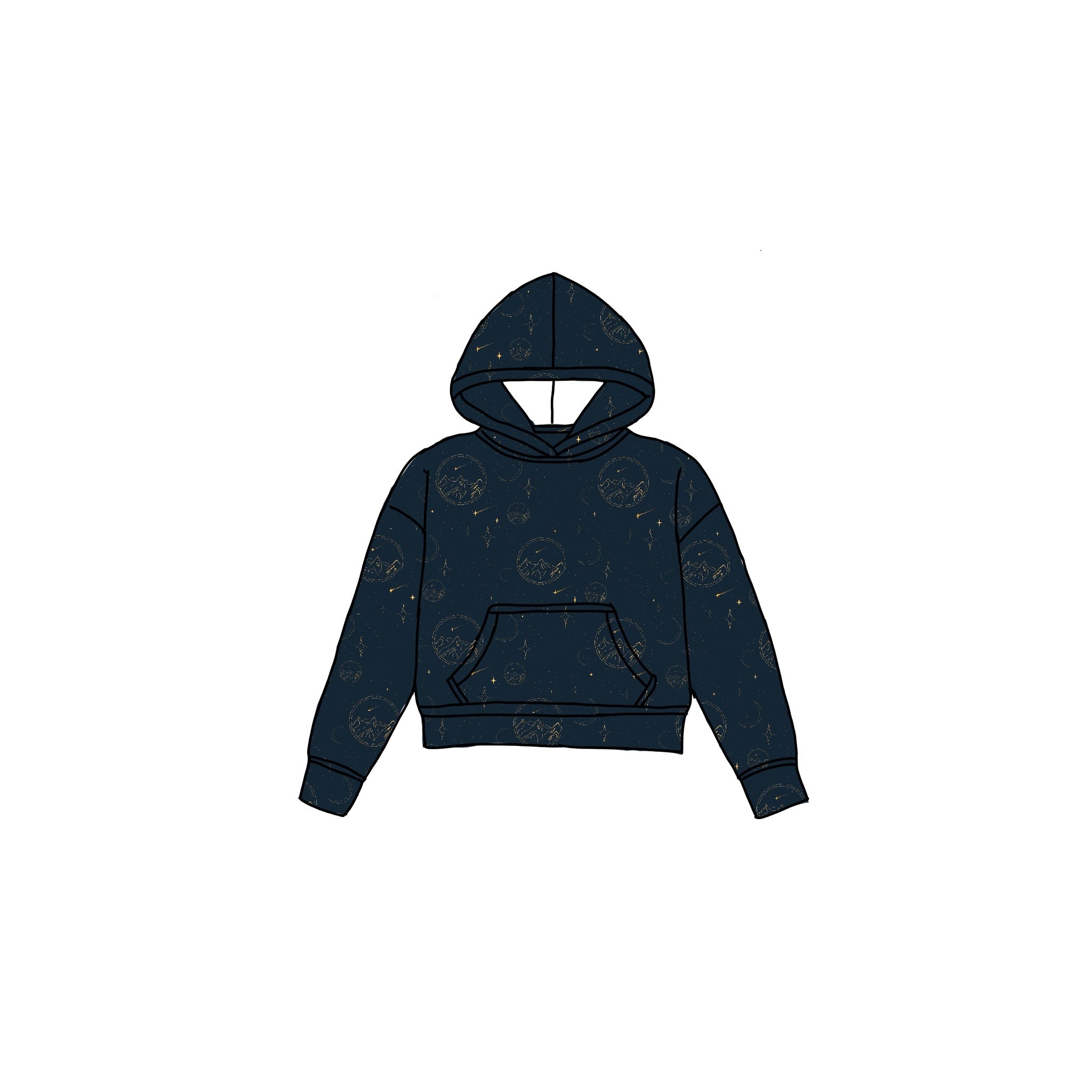 City of Starlight Adults Hoodie