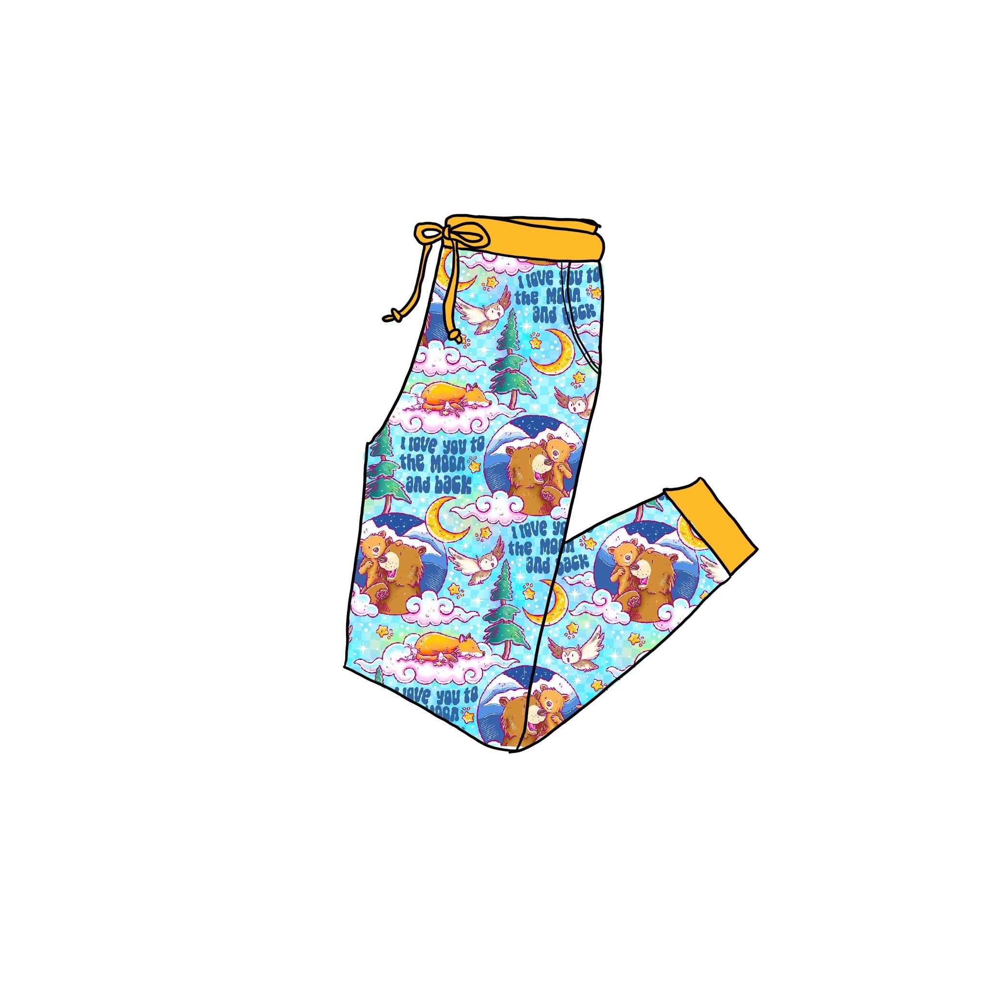 Unconditional Love Adult bamboo joggers