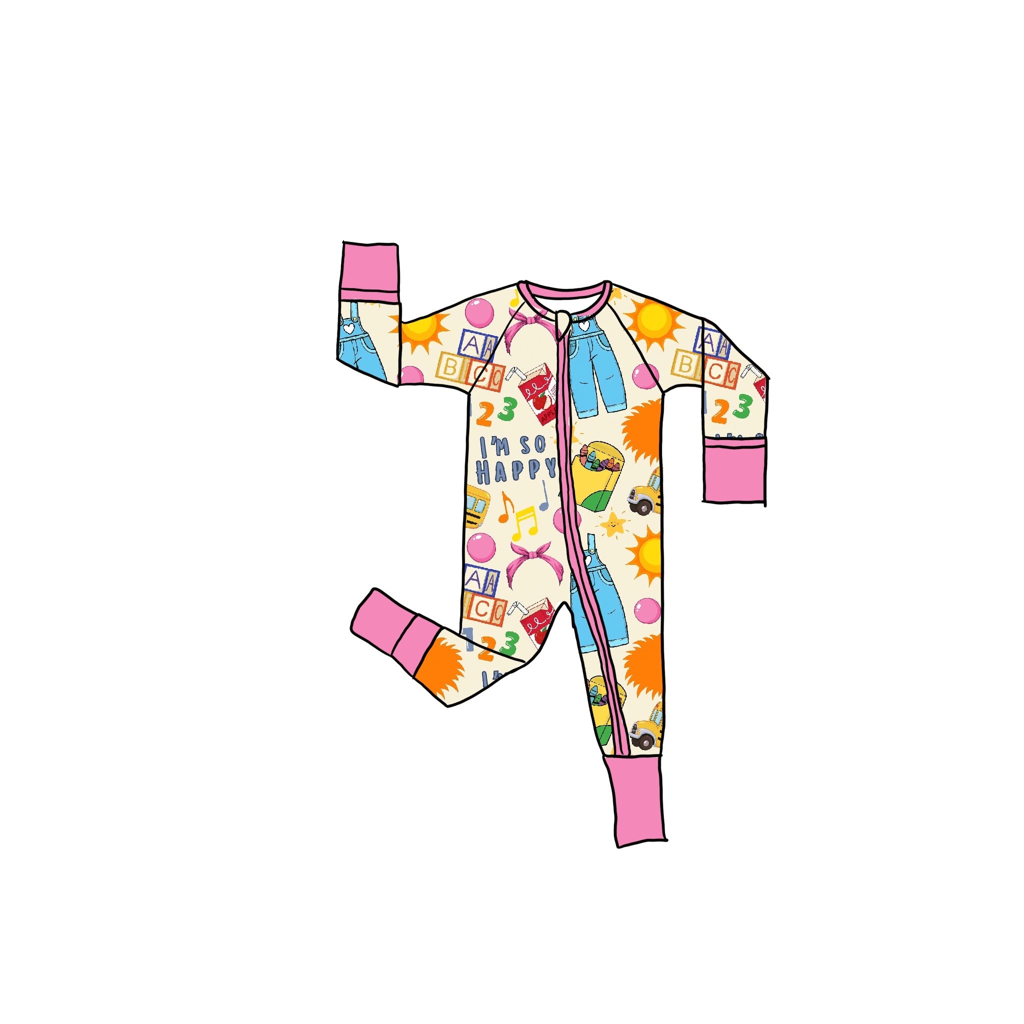 Playroom Bamboo Zippie Romper